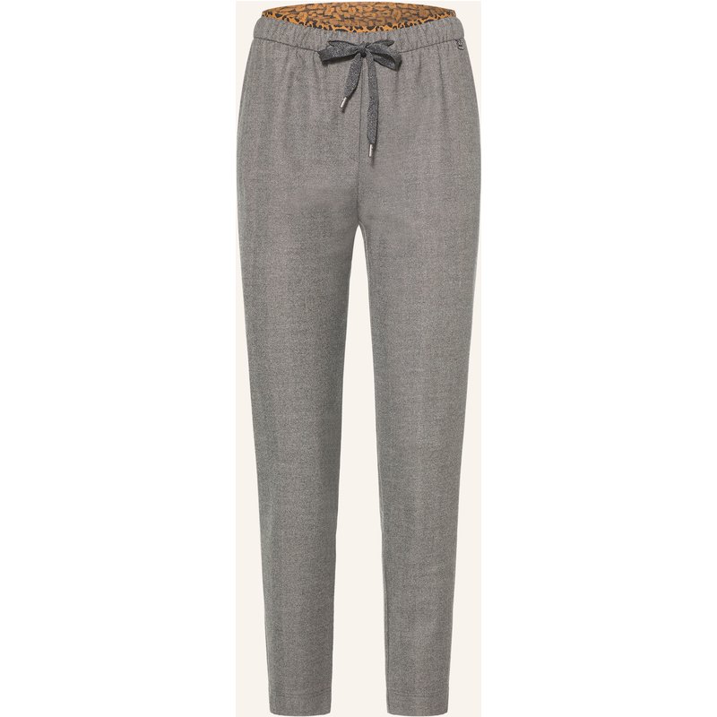 Marc Cain Flanellhose Rhodos Im Jogging-Stil grau