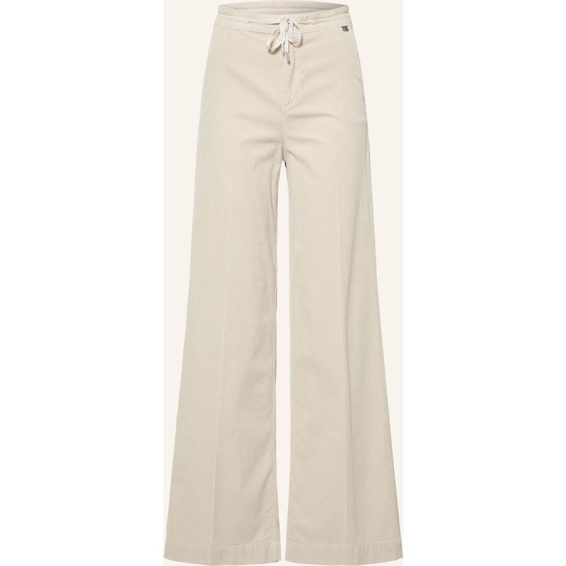 Marc Cain Marlenehose Warri Aus Cord weiss