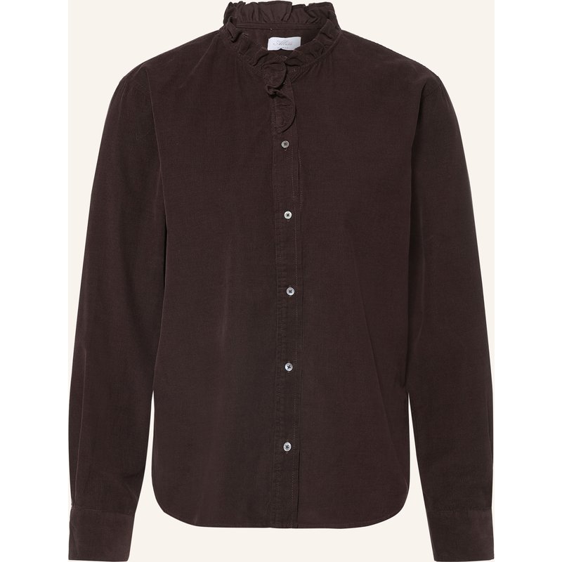 Tonno & Panna Cordbluse braun