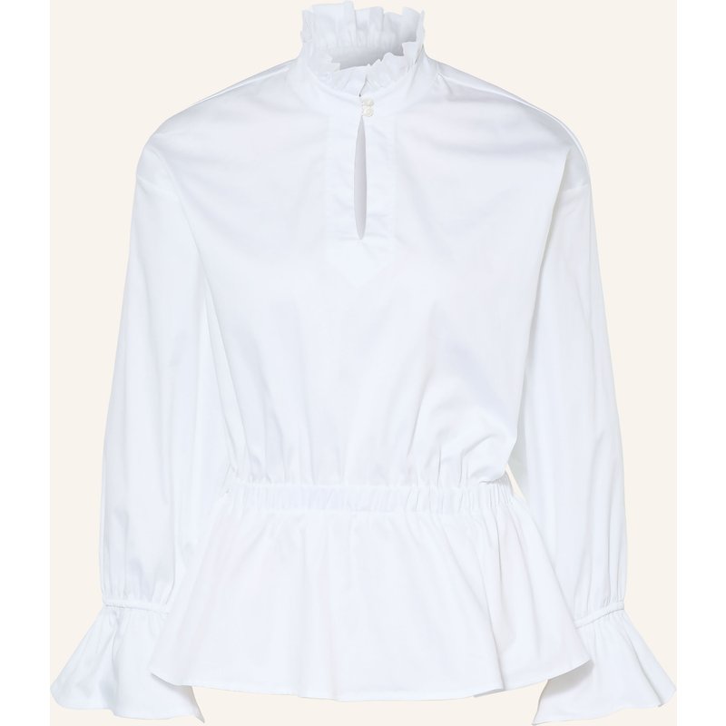 Tonno & Panna Blusenshirt Mit Rüschen weiss