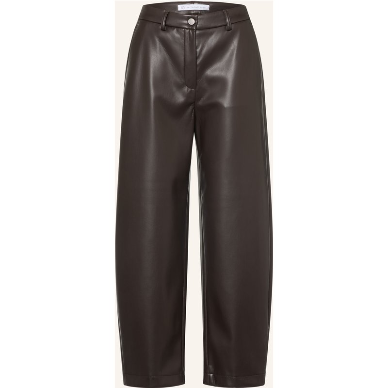 Raffaello Rossi 7/8-Hose Phibi In Lederoptik braun