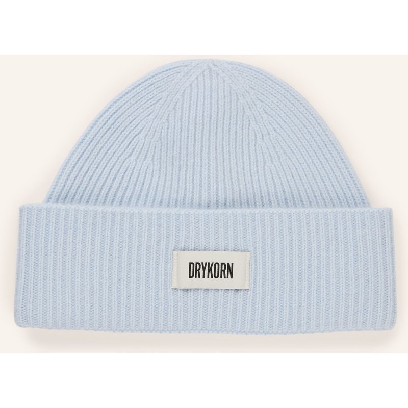 Drykorn Cashmere-Mütze Moah blau