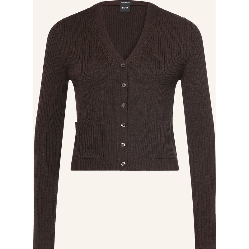 Boss Strickjacke Feryn braun