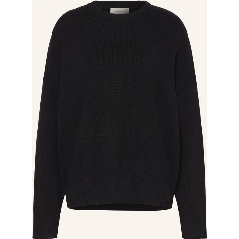 Loulou De Saison Cashmere-Pullover Anton schwarz