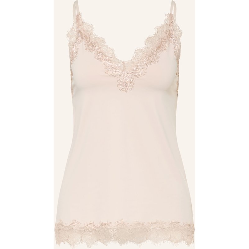 Rosemunde Top Bridget Mit Spitze weiss