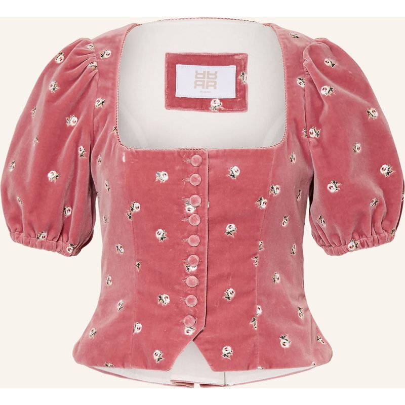Riani Dirndlbluse Aus Samt rosa