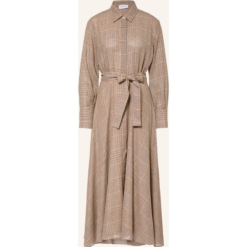 Marella Hemdblusenkleid Mllutile braun