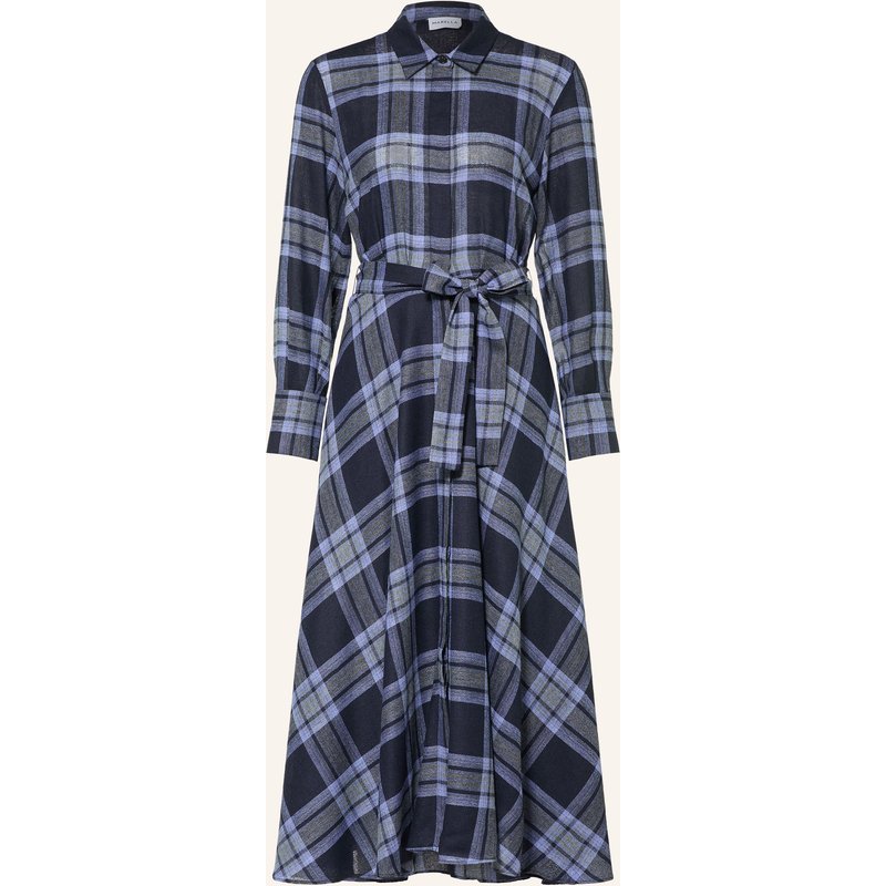 Marella Hemdblusenkleid Mllutile blau