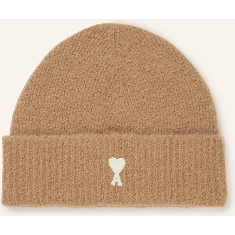 Ami Paris Mütze Mit Alpaka beige