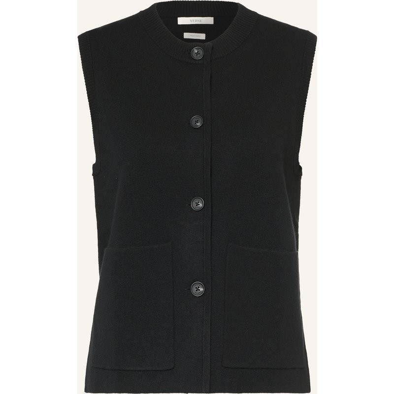 Yerse Strickweste Rosi schwarz