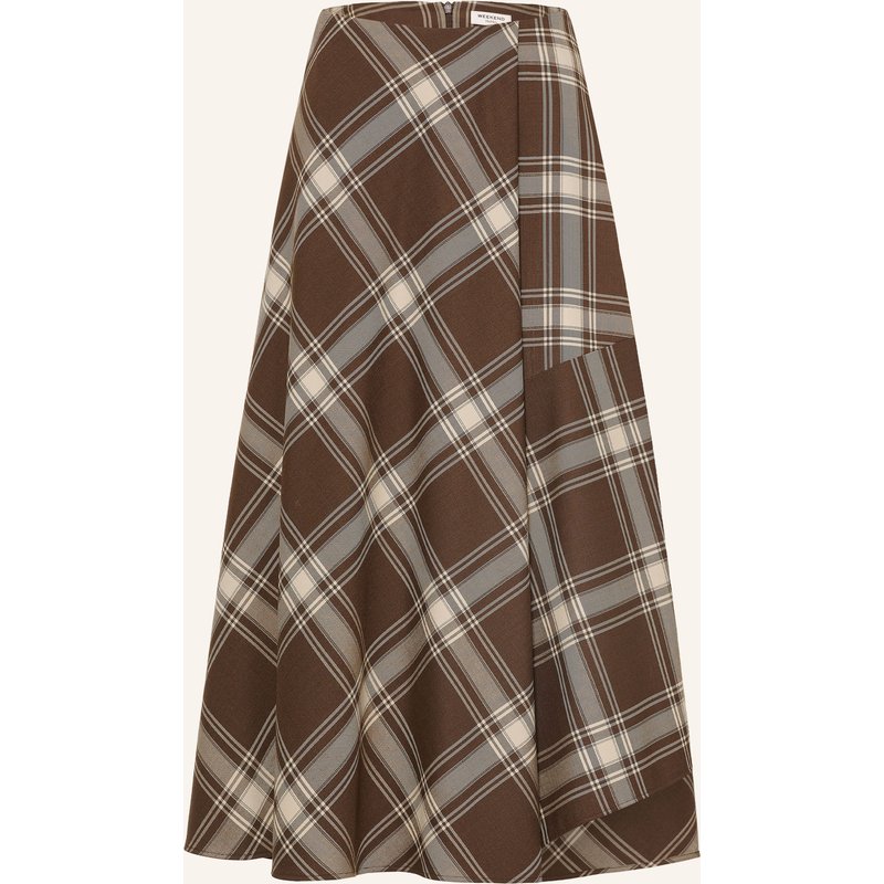Weekend Max Mara Rock Lanoso In Wickeloptik braun