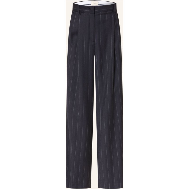 Weekend Max Mara Marlenehose Nebbie blau