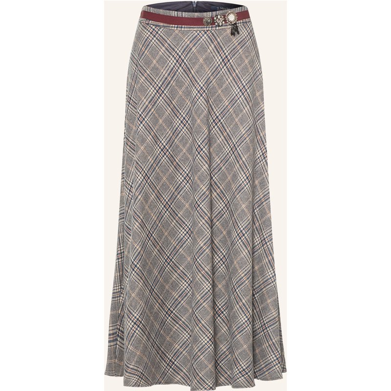 S Max Mara Rock Beta Mit Schmucksteinen blau
