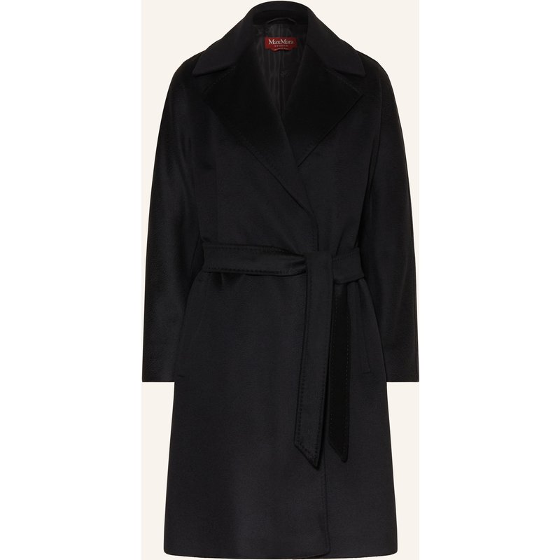 Max Mara Studio Wollmantel Dravenna schwarz