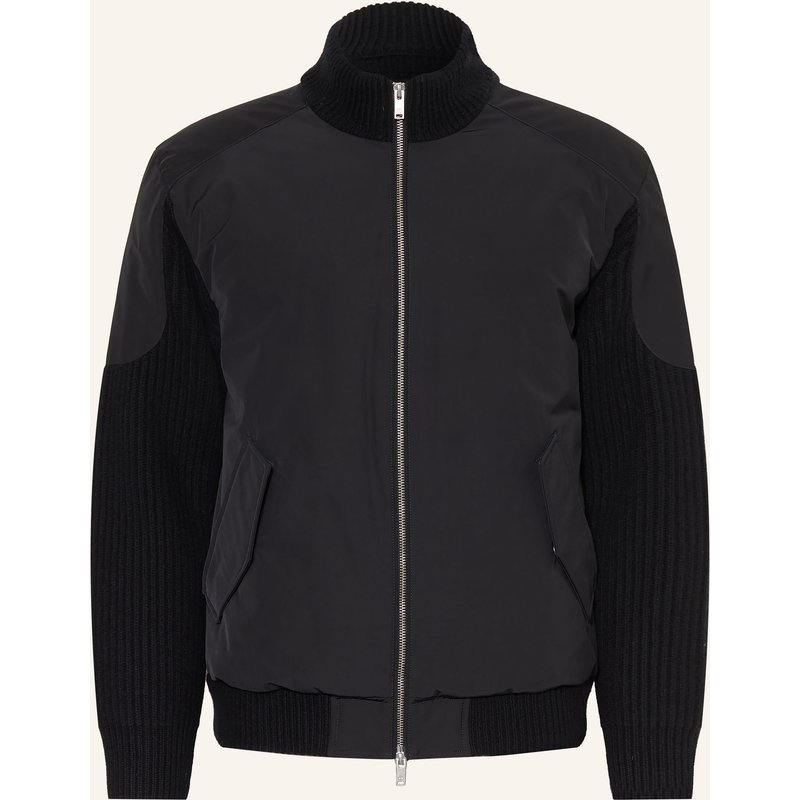 Moose Knuckles Daunen-Blouson Magnus Im Materialmix schwarz