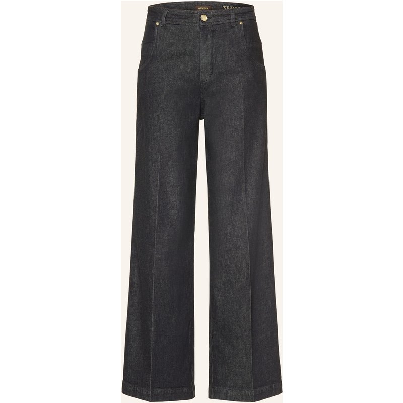Windsor. Wide Leg Jeans schwarz