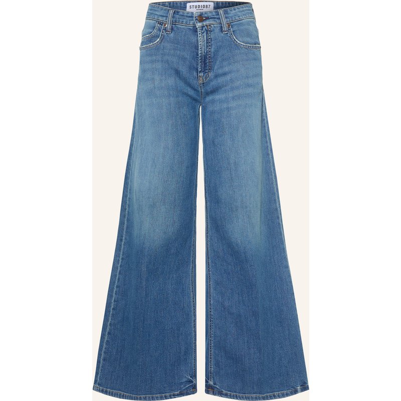 Cambio Flared Jeans Palazzo blau
