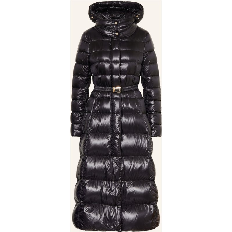 Herno Lightweight-Daunenjacke Mit Abnehmbarer Kapuze schwarz