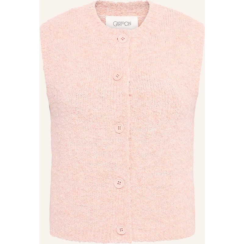 Cartoon Strickweste rosa