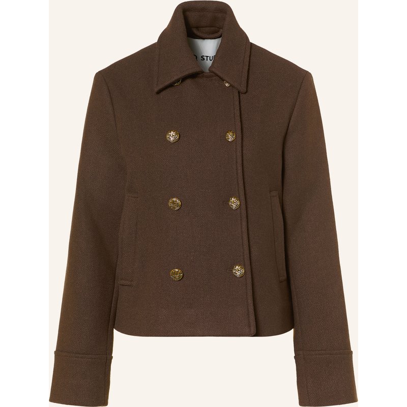 Iq Studio Kastenjacke braun
