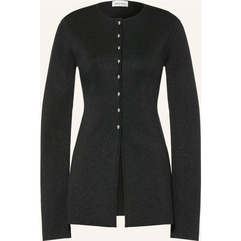 Malina Strickjacke Azra Mit Glitzergarn schwarz