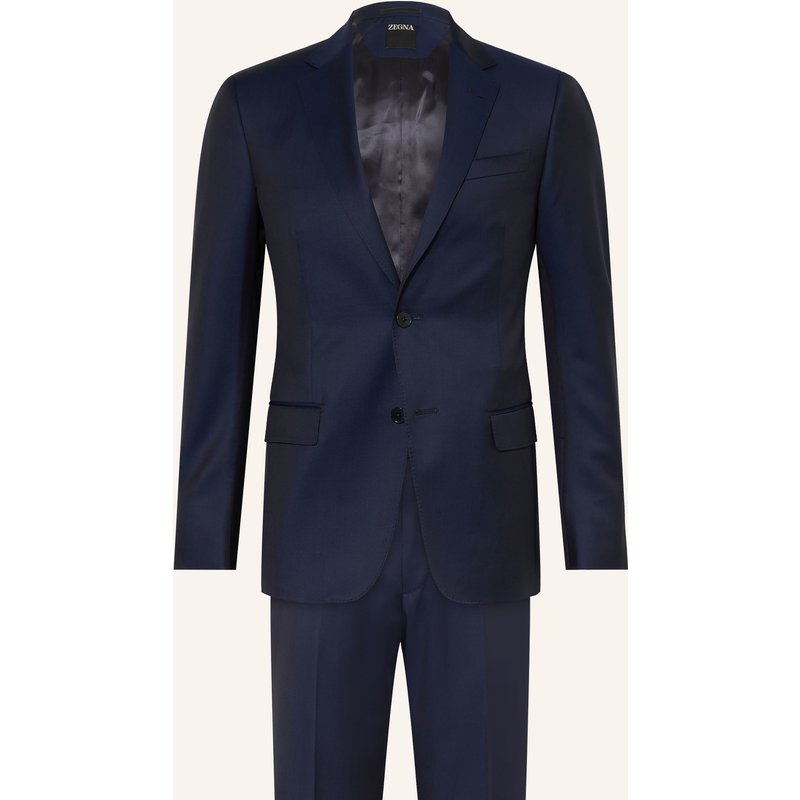 Zegna Anzug Extra Slim Fit blau