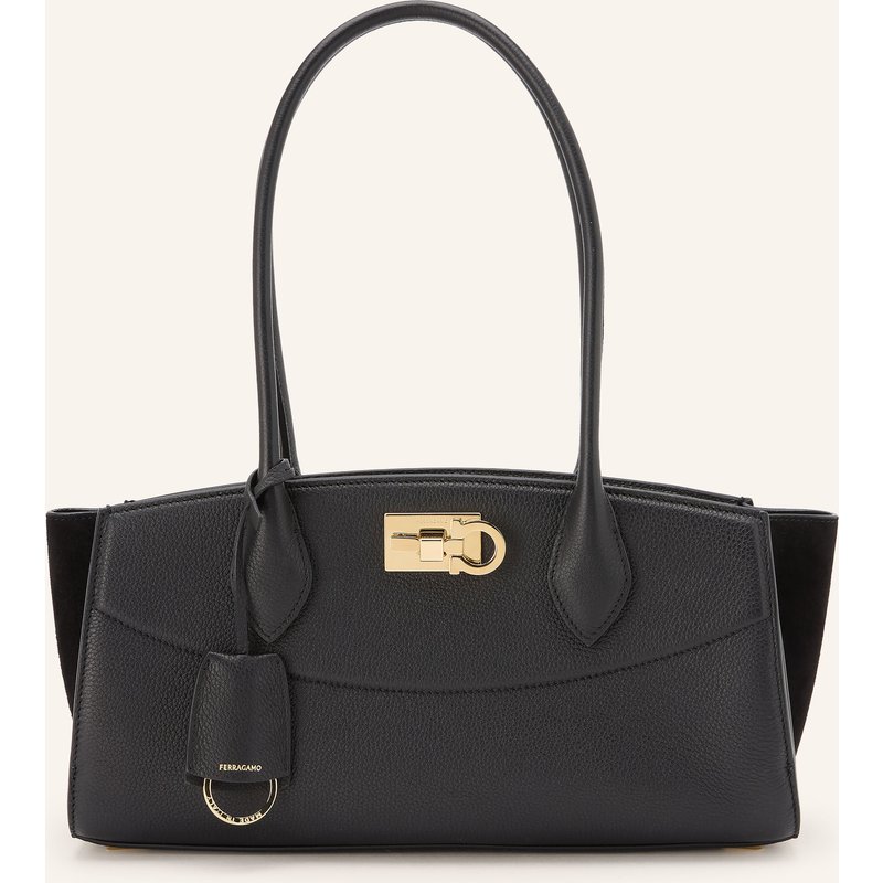 Ferragamo Handtasche The New Studio Soft schwarz