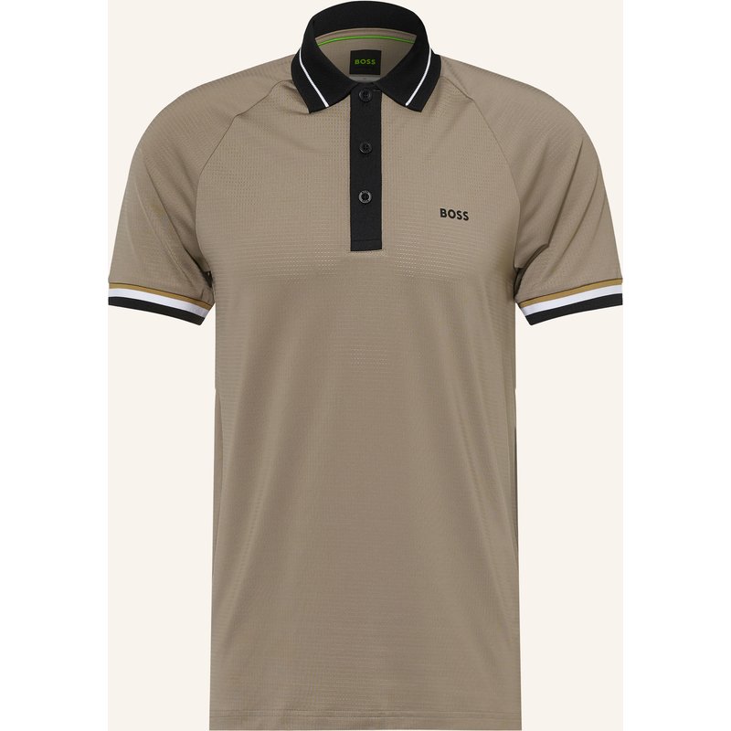 Boss Funktions-Poloshirt Toc Court Slim Fit beige
