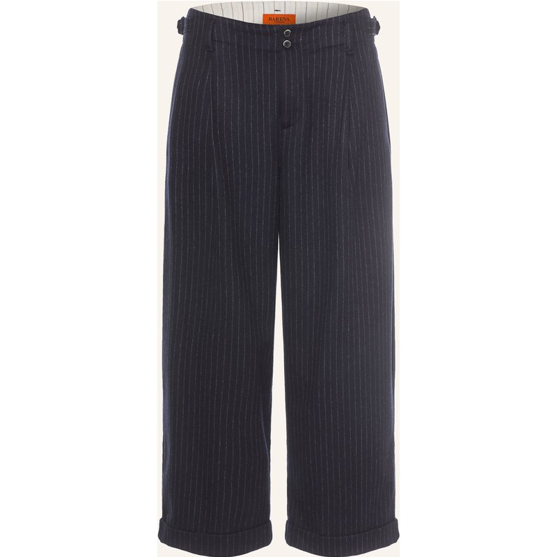 Barena Venezia Hose Felucon Fune Regular Fit Mit Verkürzter Beinlänge blau