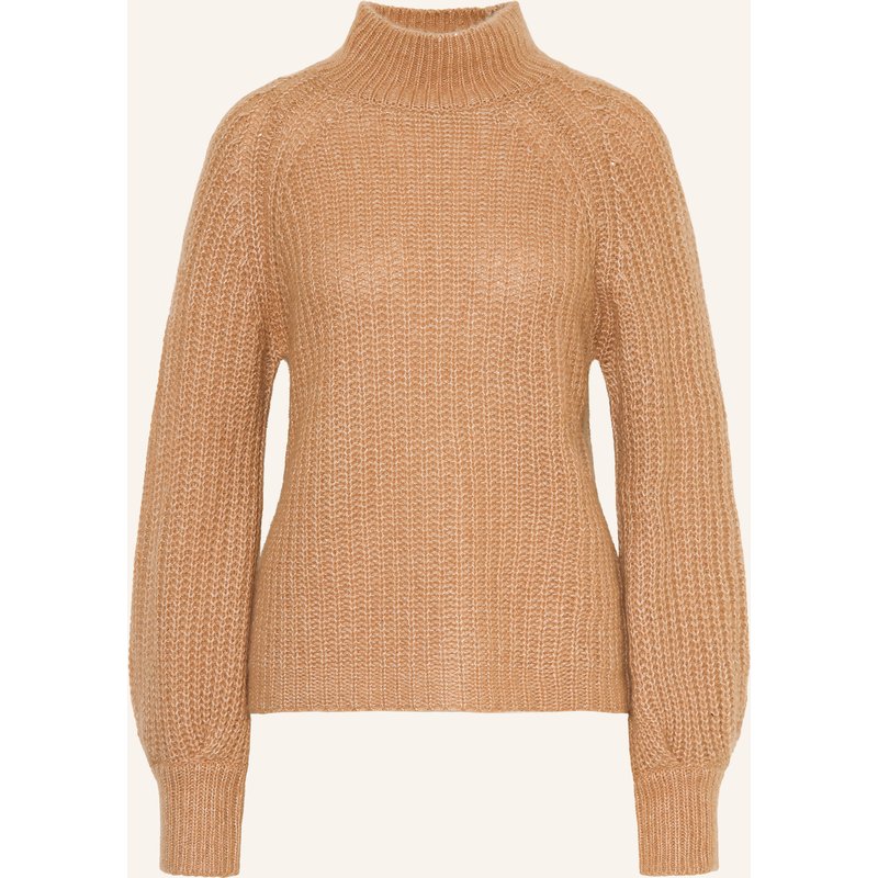 Hemisphere Pullover Mit Cashmere Und Glitzergarn braun