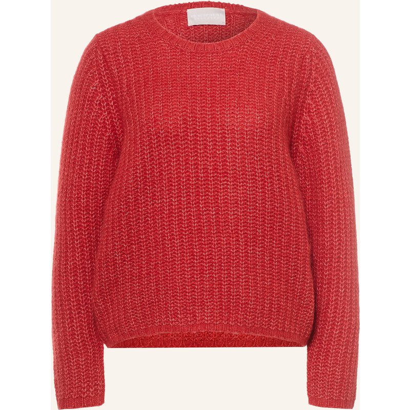 Hemisphere Pullover Mit Cashmere rot