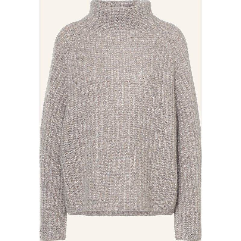 Hemisphere Pullover Mit Cashmere Und Glitzergarn grau