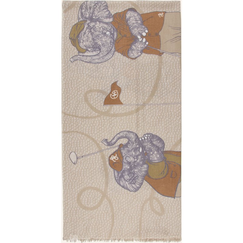 Hemisphere Cashmere-Schal beige