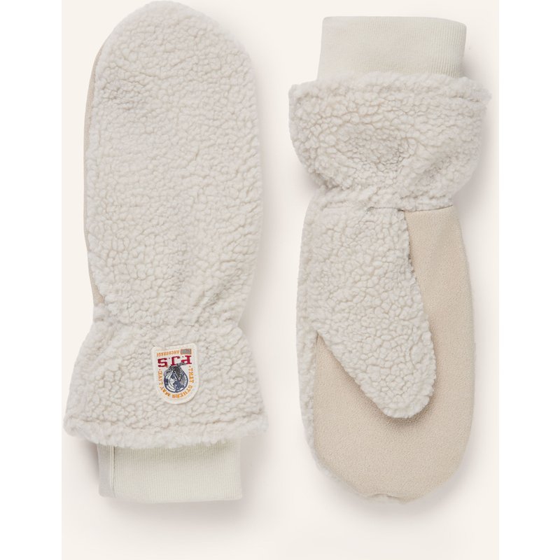 Parajumpers Fäustlinge Ilova Aus Teddyfell weiss