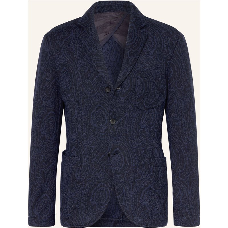 Etro Strick-Sakko Regular Fit blau