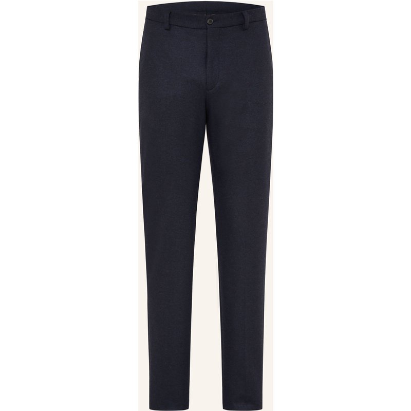 Etro Anzughose Regular Fit Aus Flanell blau