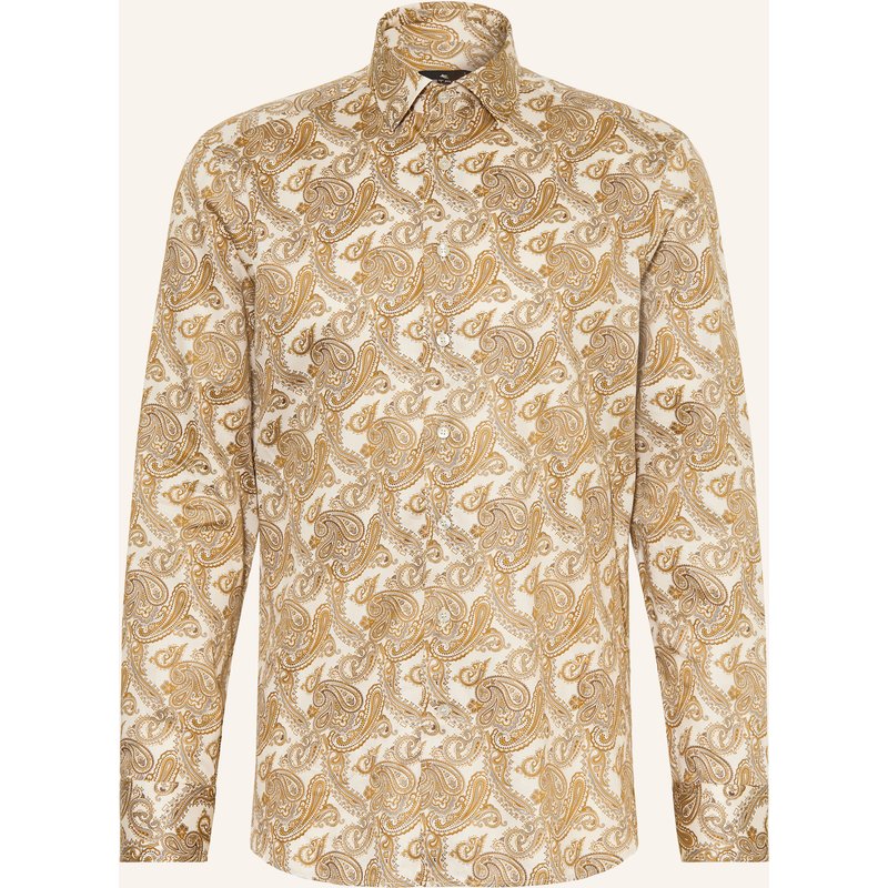 Etro Hemd Regular Fit beige