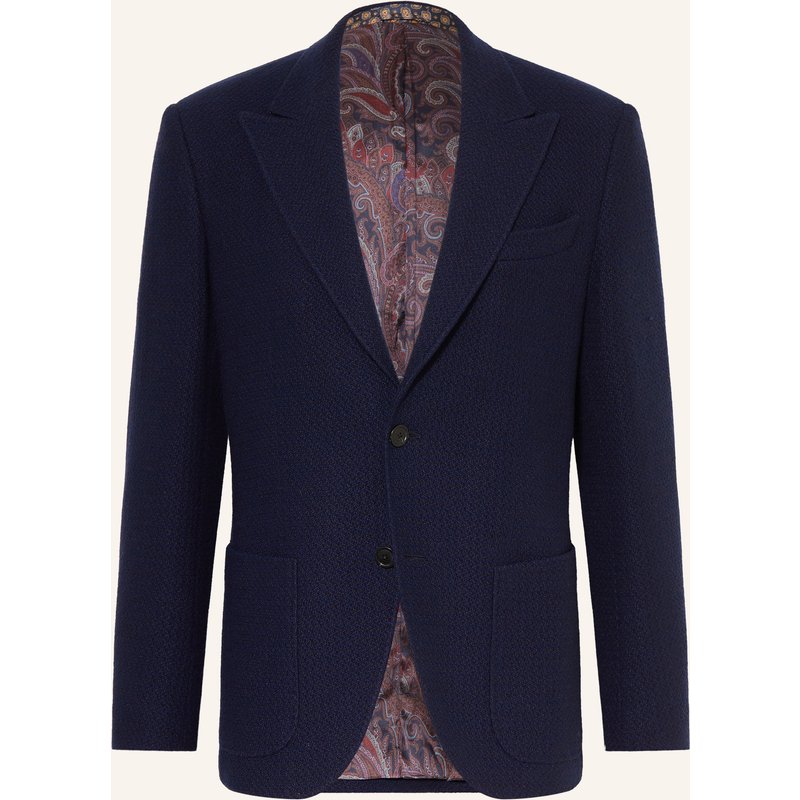 Etro Sakko Regular Fit Mit Cashmere blau