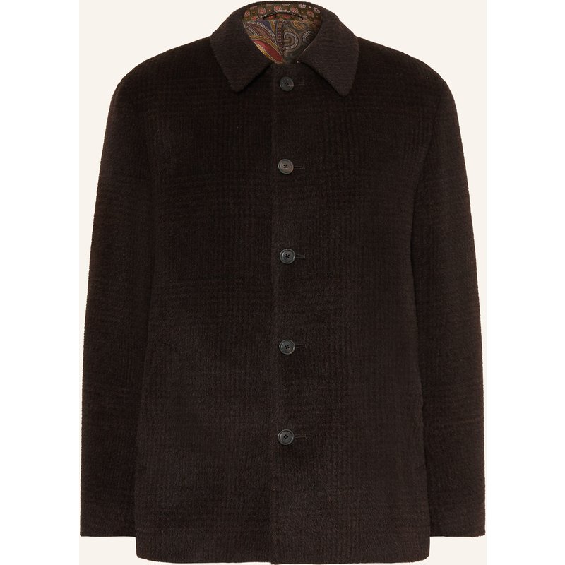 Etro Overjacket Mit Alpaka braun