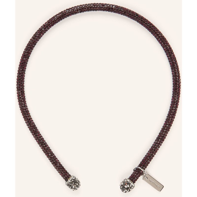 Etro Haarreif Mit Schmucksteinen silber