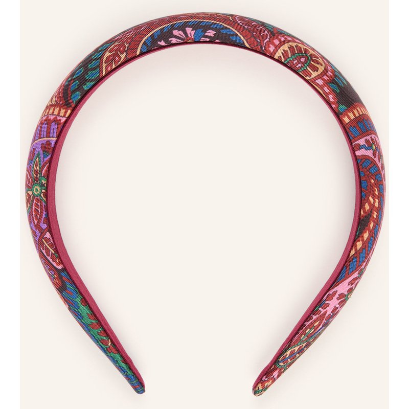 Etro Haarreif Mit Seide rot
