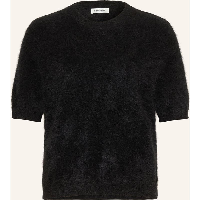 Soft Goat Strickshirt Aus Cashmere schwarz
