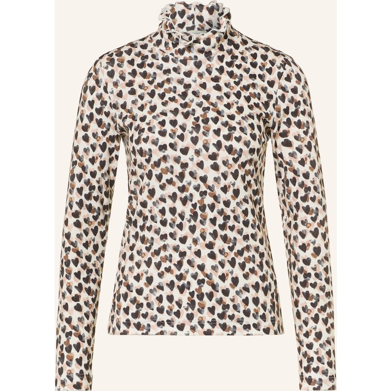 Lilienfels Longsleeve Mit Rüschen braun