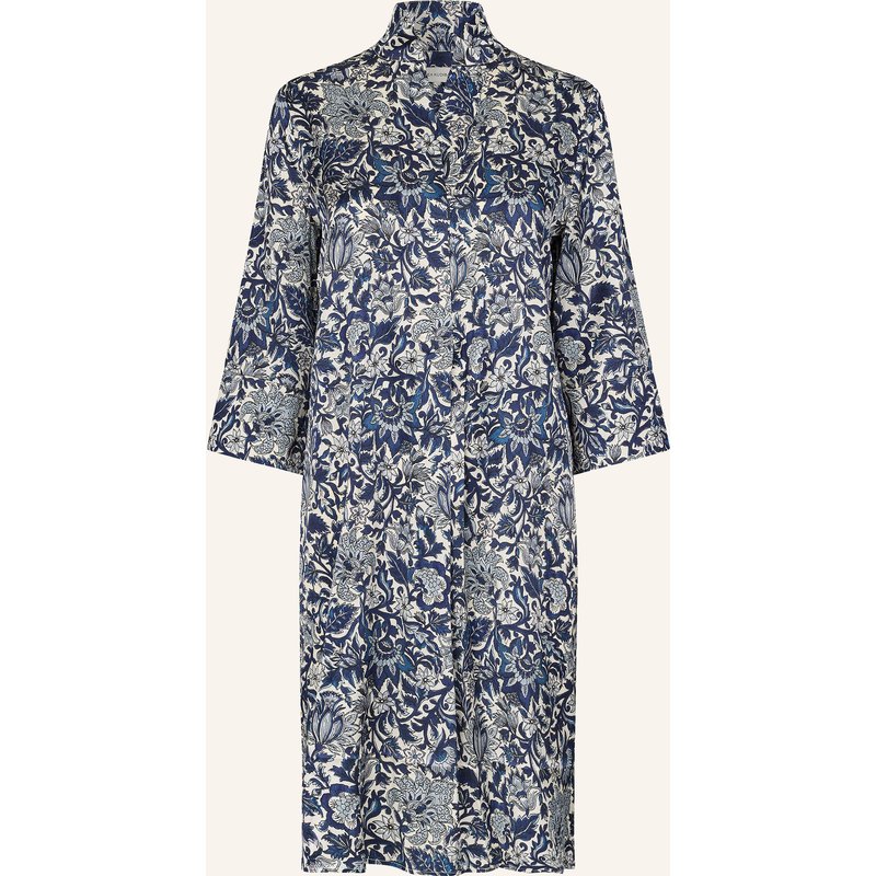 Dea Kudibal Kleid Kamilles Mit Seide Und 3/4-Arm blau