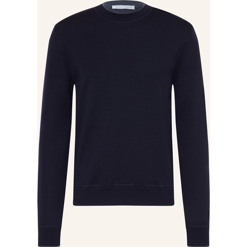 Iris Von Arnim Pullover Dawson Aus Merinowolle Zum Wenden blau