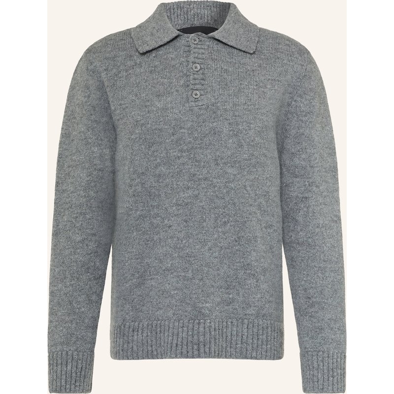 I'm Brian Strick-Poloshirt grau