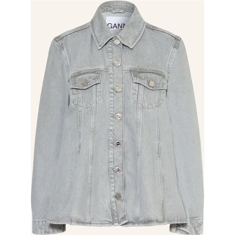 Ganni Jeansbluse grau