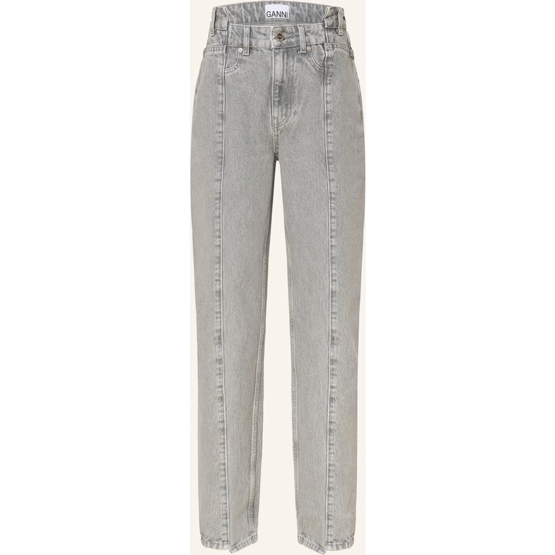 Ganni Straight Jeans grau