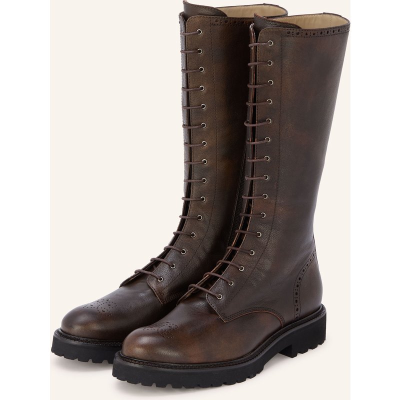Dirndl & Bua Schnürstiefel Grove braun
