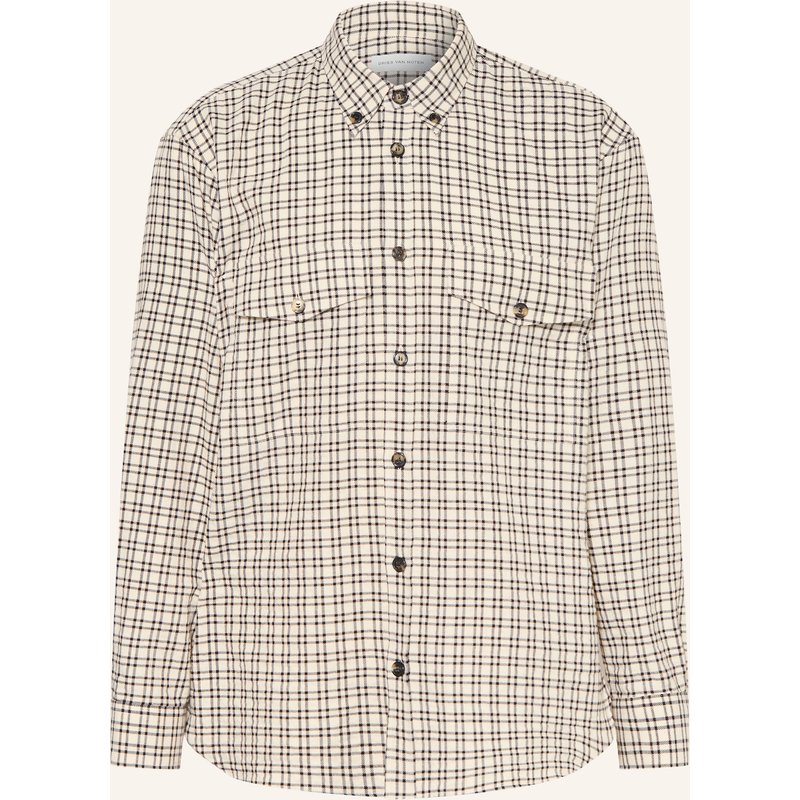 Dries Van Noten Hemd Comfort Fit weiss